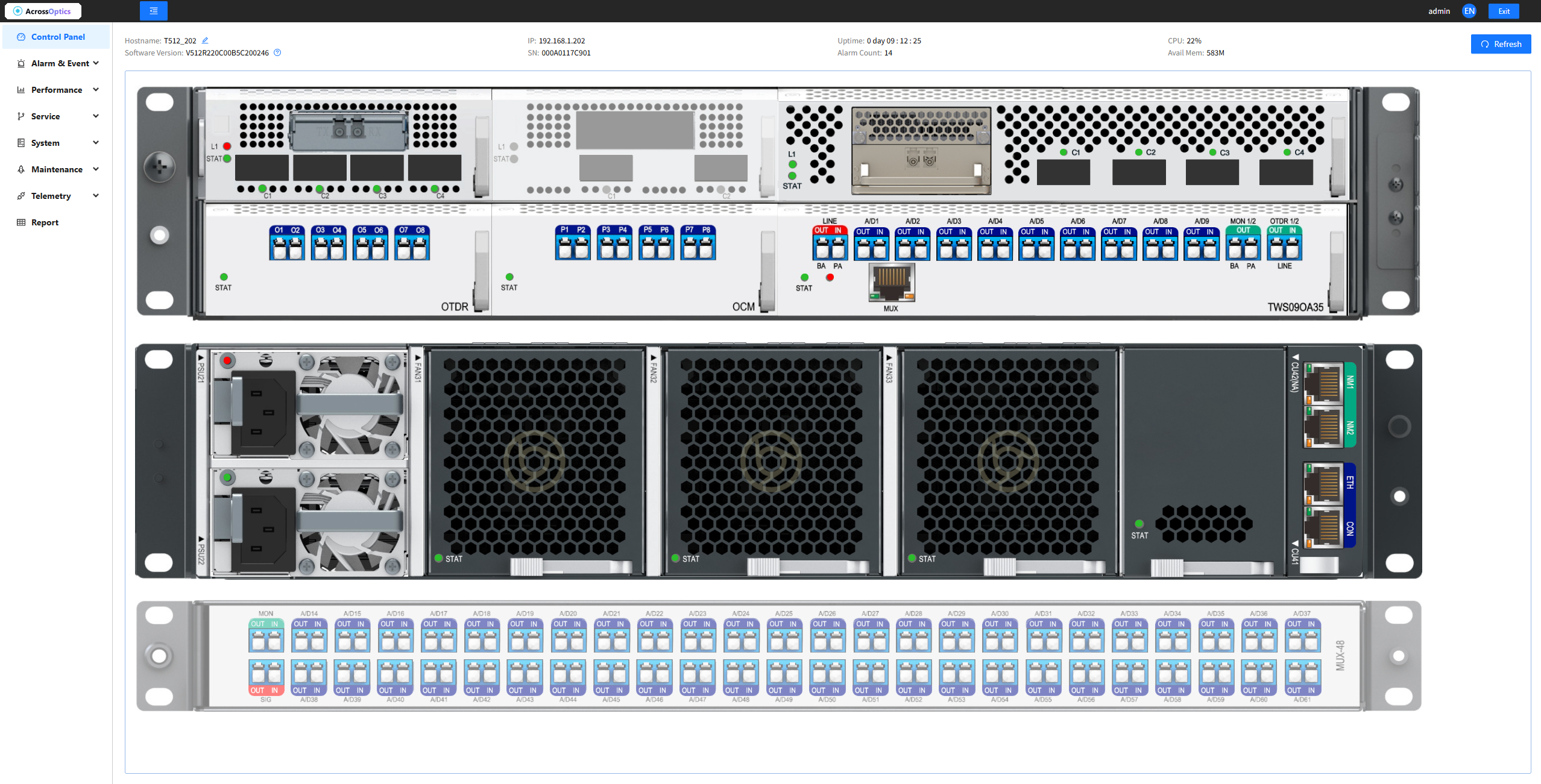 AX-GUI screenshot